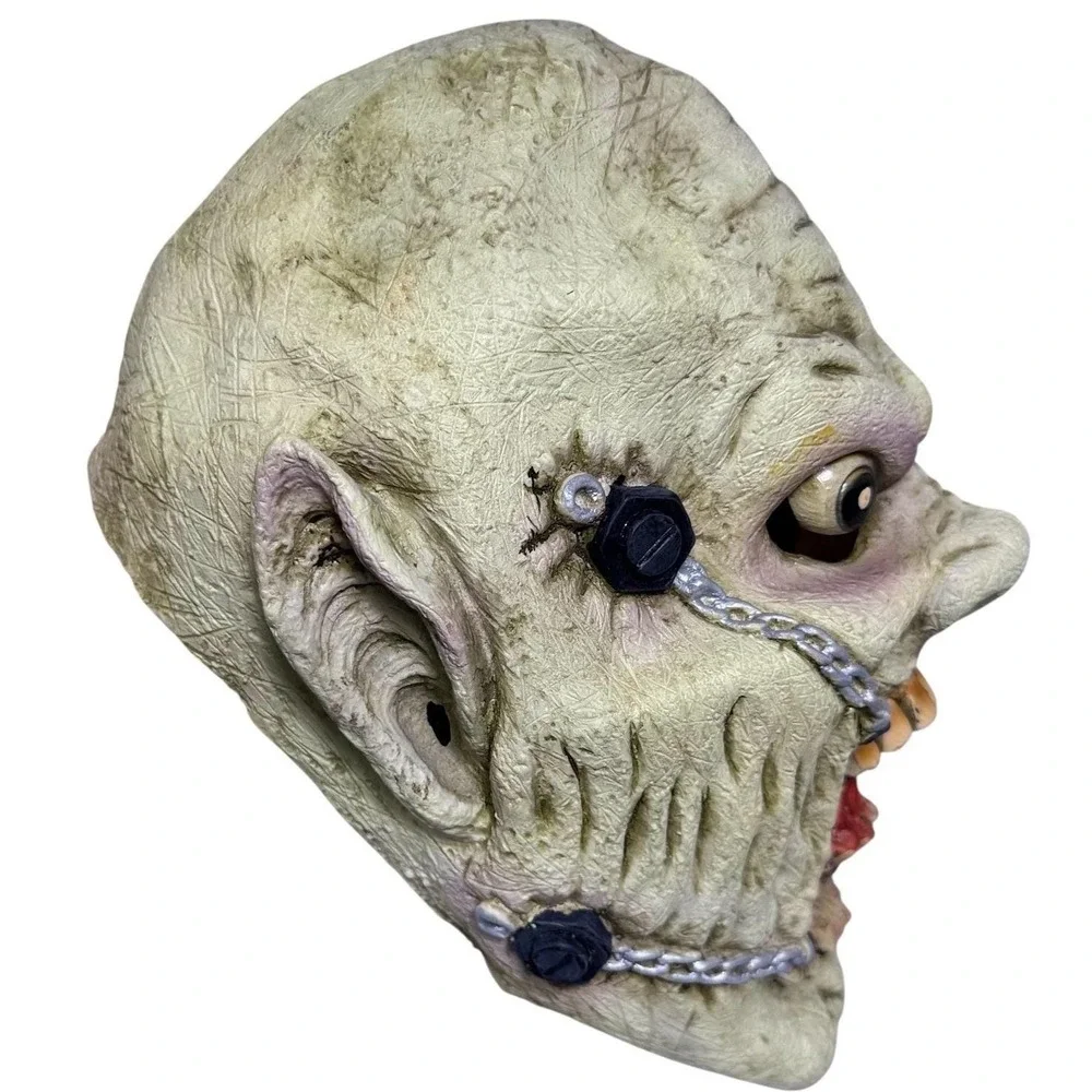 Vintage Charades Evil Warlock Halloween Mask Horror Costume Creepy Monster Latex